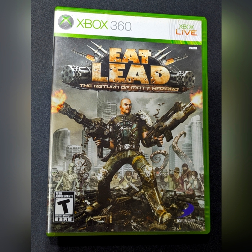 EAT LEAD The Return of Matt Hazard | Microsoft Xbox 360 Live | CIB